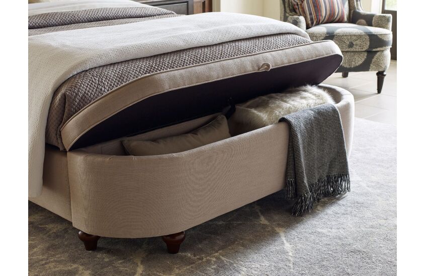 STORAGE BENCH FOOTBOARD W/RAILS 6/6 Room 3
