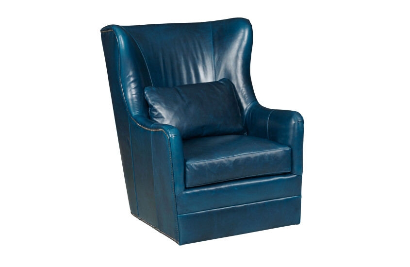 ASHER SWIVEL CHAIR - LEATHER 297