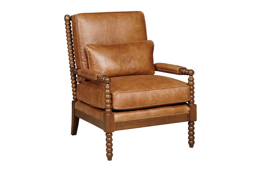 JENNY SPOOL CHAIR - LEATHER 310