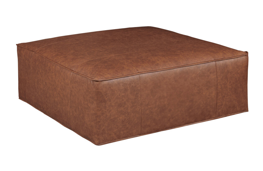 BARNES LOUNGING OTTOMAN - LEATHER 181