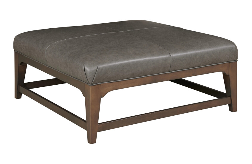 JAMISON COCKTAIL OTTOMAN - LEATHER 215