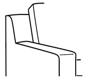 arms Medium Track Arm Straight Back